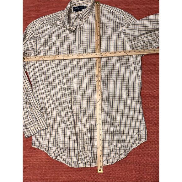 Good CONDITION Ralph Lauren Oxford Shirt Men's Size 17 1/2 Checkered Classics Bi - Picture 8 of 8